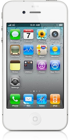 Смартфон APPLE iPhone 4 8GB White - Краснокамск