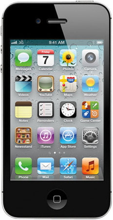 Смартфон APPLE iPhone 4S 16GB Black - Краснокамск